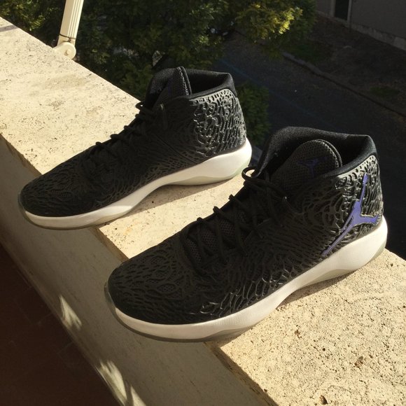 purple space jam jordans
